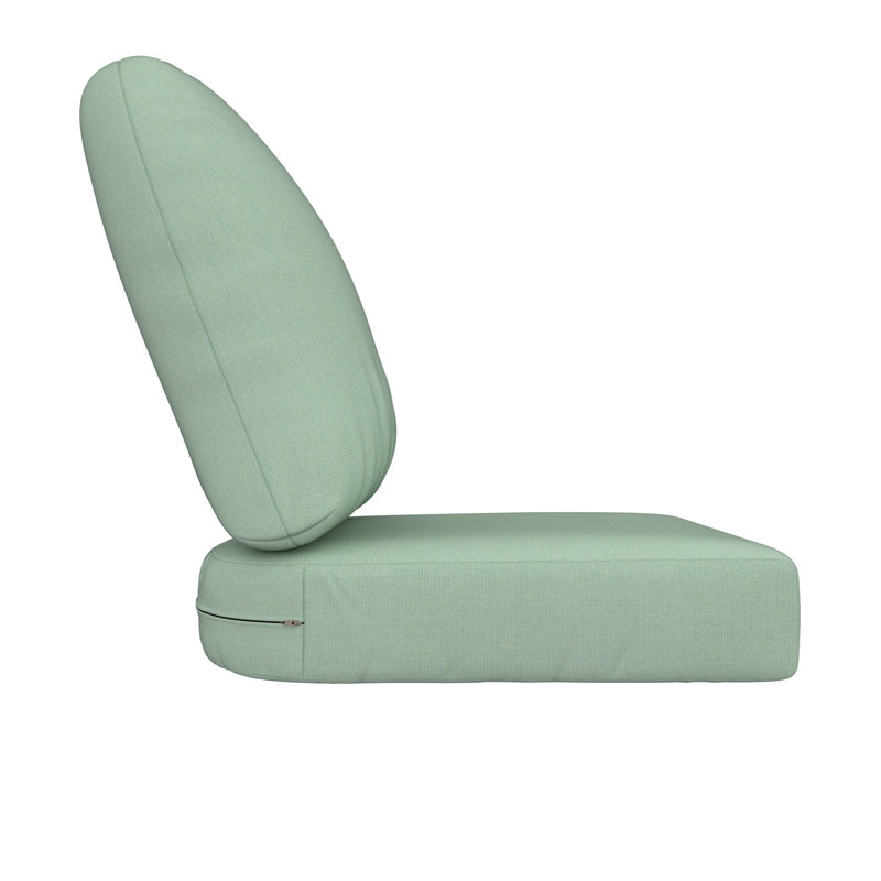 Outdoor Sunbrella® Seat/Back Cushion, Canvas Spa Sunbrella® Canvas
