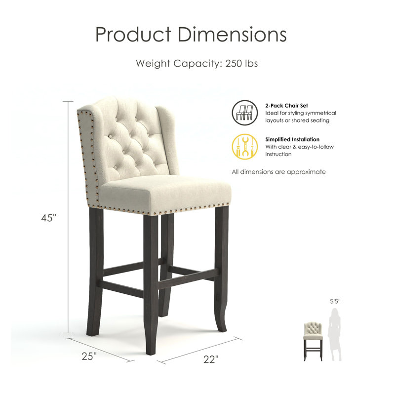 Tabouret de bar 30 po Adler