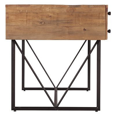 Rafi Solid Wood Writing Desk