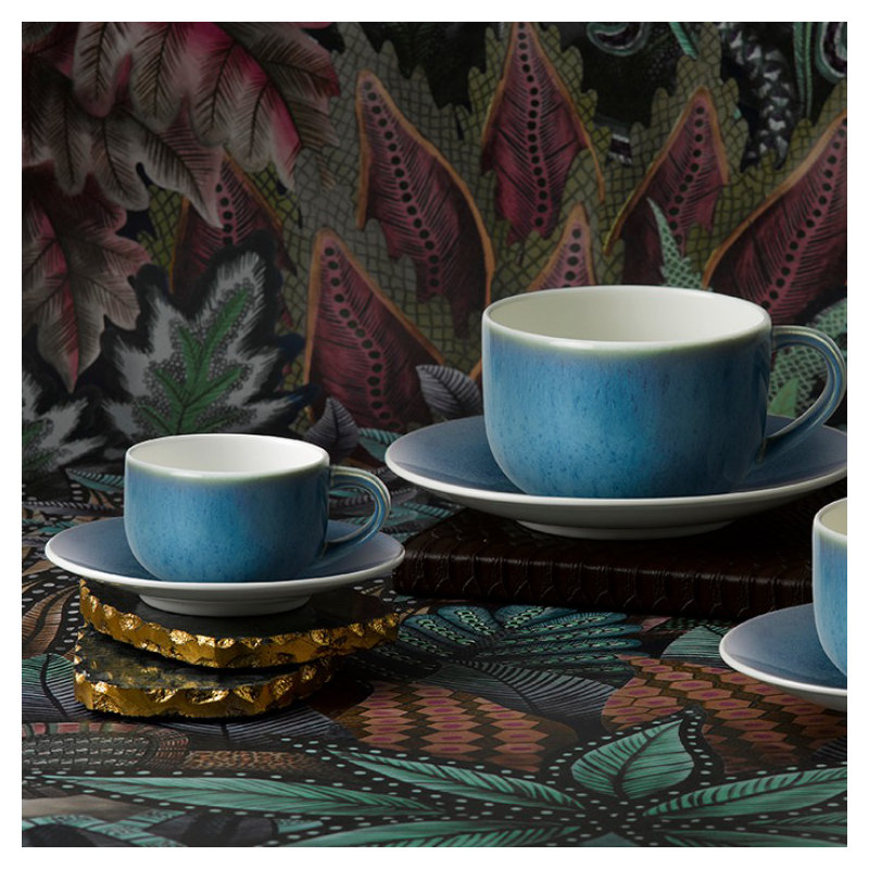 Art Glaze Bone China Espresso Cup, 12, Pressed Mulberry