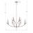 12 - Light Steel Dimmable Chandelier
