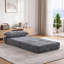 1 Seater Chenille Sofa Bed-1684569931