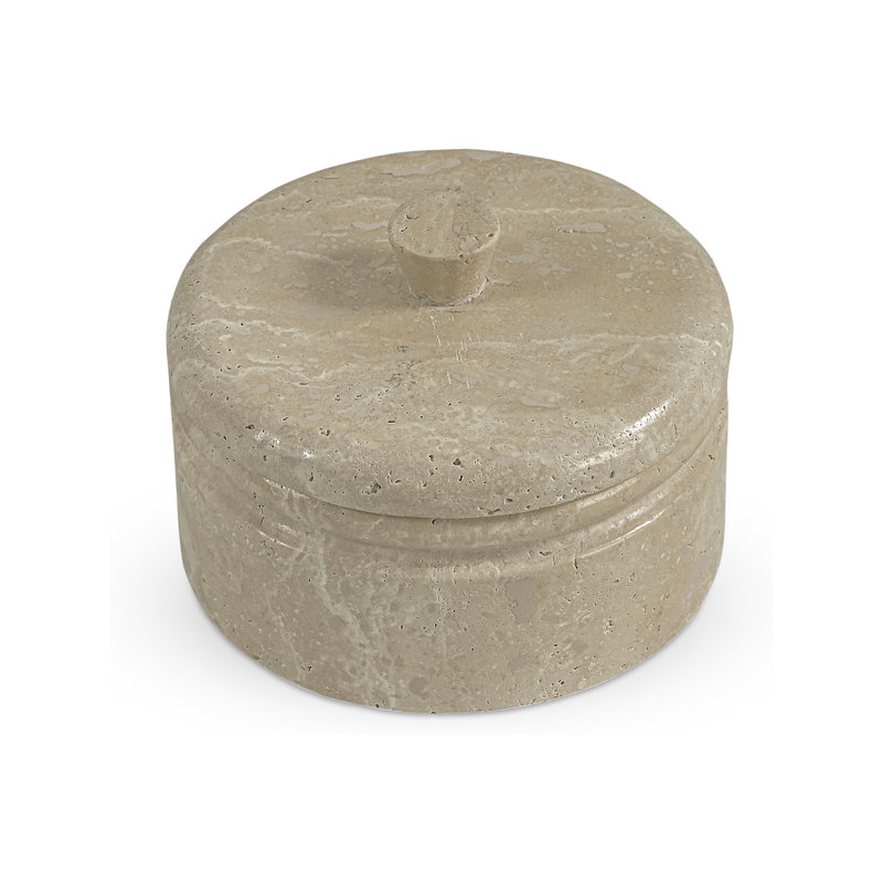 Valencia Travertine Decorative Box