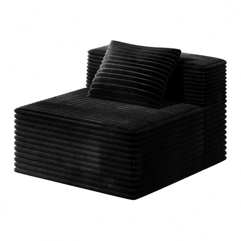 Chaise d'appoint, fauteuil sans accoudoirs pour le salon