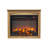 28 inch TV media entertainment center With electric fireplace-1529821267
