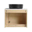 Meuble-lavabo mural 24 po avec lavabo d'art en céramique et porte à fermeture en douceur 24 po-121938608