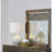 Mirror, No Assembly Required, Sandblasted Walnut Finish