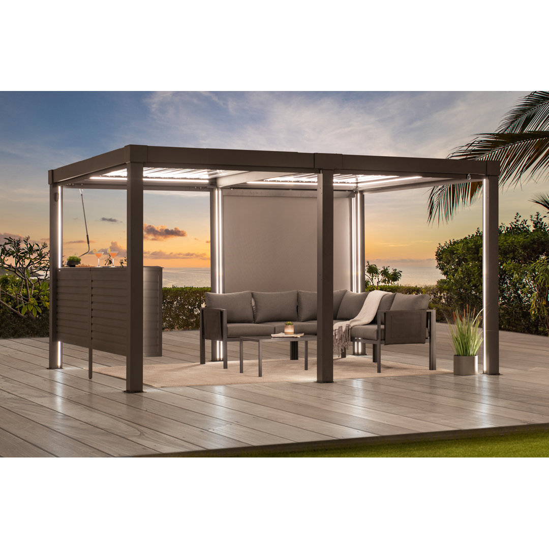 Sunjoy Accessory Bar - Black - Aluminium - 3m - Image 4