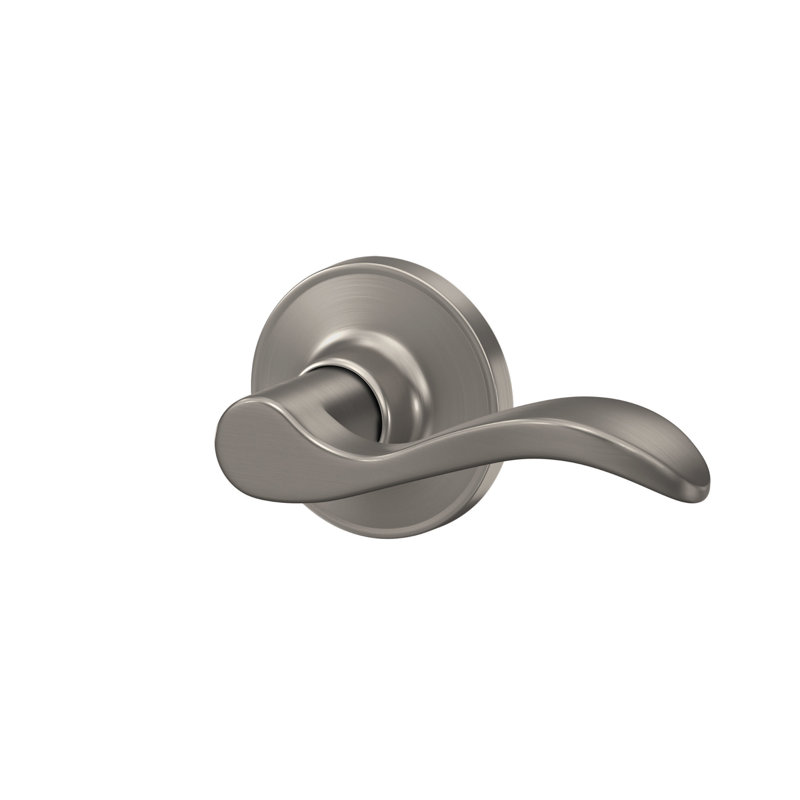 Seville Lever Hall and Closet Lock, Satin Nickel