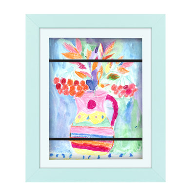Fromberg 10 x 12.5 Front Open Kids Art Frame with Elastic Straps