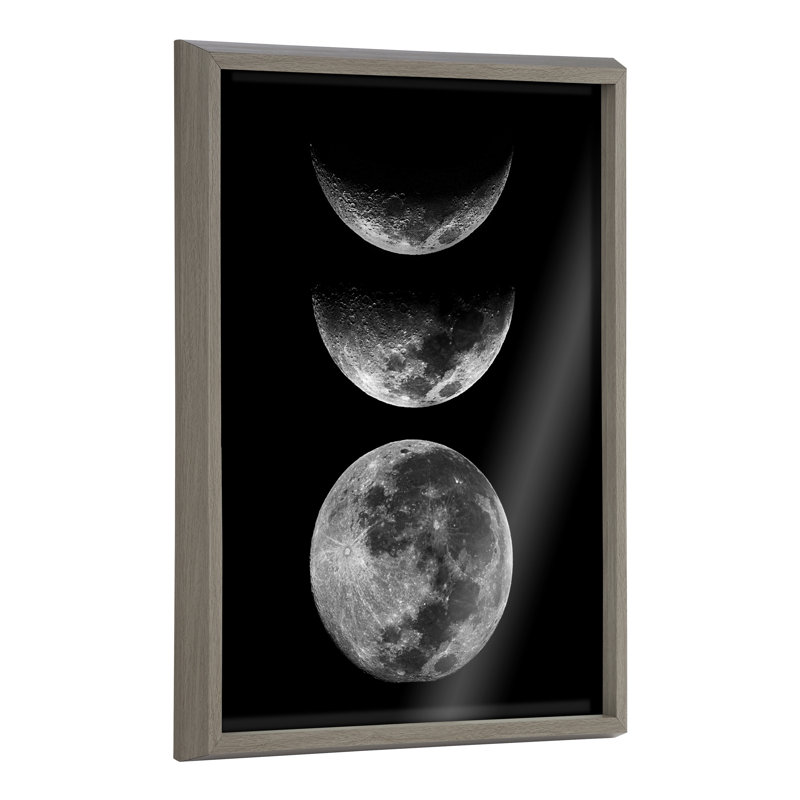 Art mural en verre Mod Moon It's Just a Phase par The Creative Bunch Studio