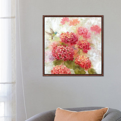 Hummingbird Garden I by Nan - Painting on Canvas