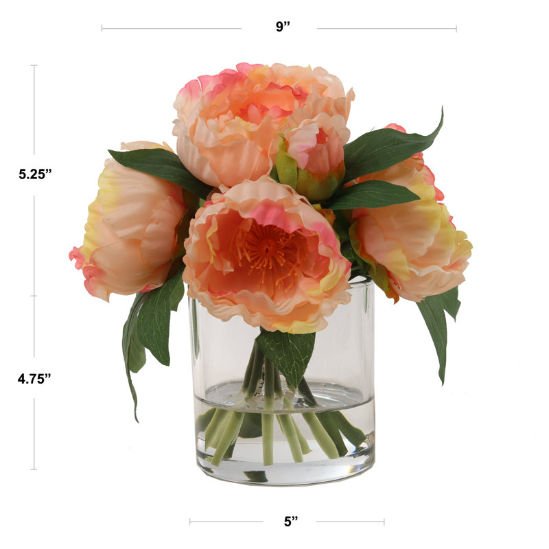 Peony Arrangement in Vase