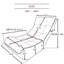 Fauteuil à dossier réglable pour lire, travailler au lit, revêtement japonais de style japonais paresseux, dortoir,