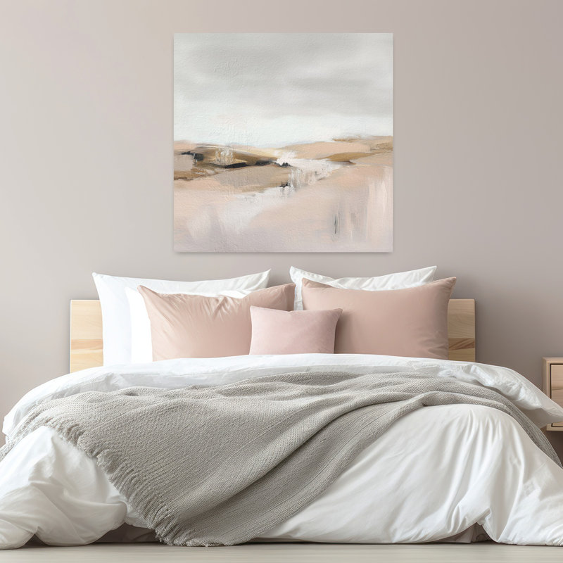 Art contemporain paysage contemporain, H 32 po x l 32 po