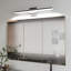 Luminaires de salle de bain modernes à intensité variable à DEL pour meuble-lavabo à DEL avec lampes chromées pour miroir de salle de bain 24 po.