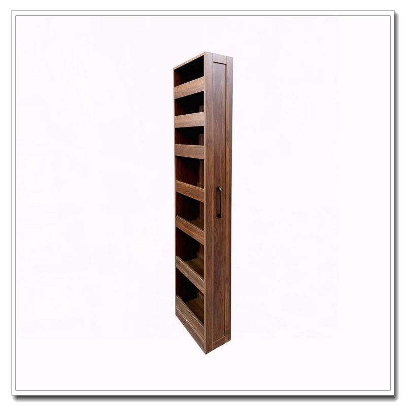 Tablette de rangement 7 niveaux, Noyer