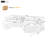 Boneless Couch Modular Sectional Sofa 114.9" Free-Combined Sofa Couch Sofa Bed Compression Sofa With Deep Seating And Curved Design For Living Room-394114551