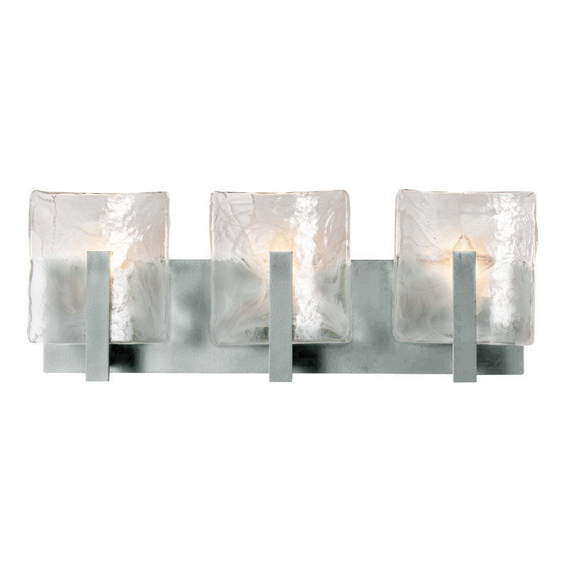 Arc 21.5" W 3 - Light Vanity Light, Vintage Platinum