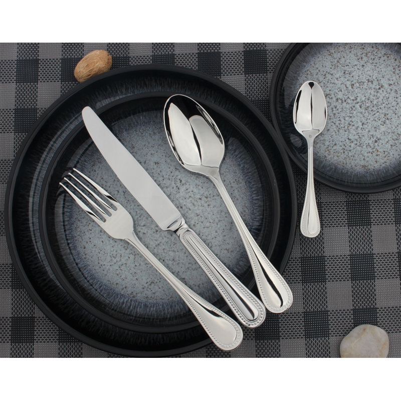 Cutlery Sets Stainless Steel 18/8 Catering Bead 24pc Set