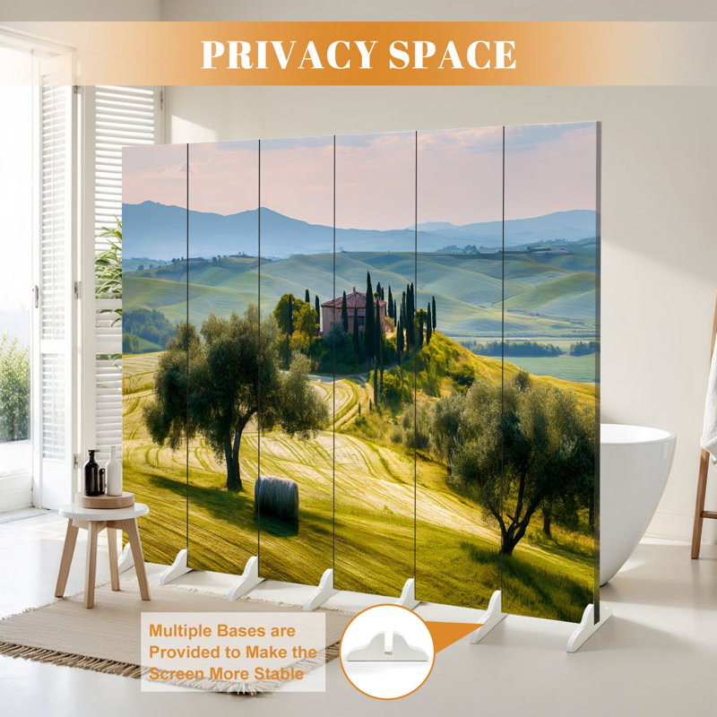 Cloison pliante 6 panneaux Royal Val d Orcia Tuscany Italie