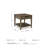 Franccesca End Table with Storage