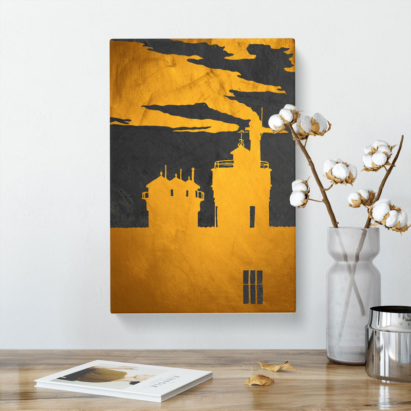 Sunset Skyline - Wrapped Canvas Print, 76cm H x 50cm W x 3cm D