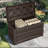 Suncast 73 Gallon Water Resistant Deck Box in Java