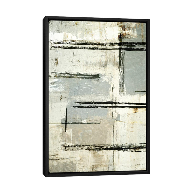 « prehension », impression sur toile, H 26 po x l 18 po x P 1,5 po, Toile avec cadre noir, Pas de tapis