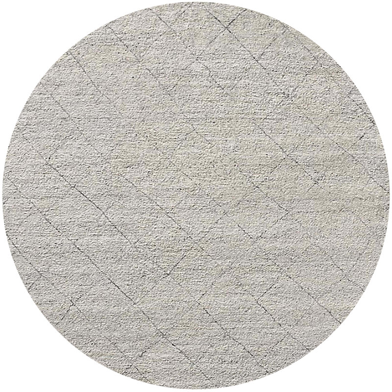 Geometric Indoor Rug, Round 5'