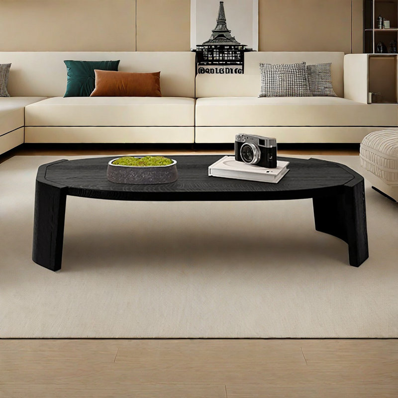 Table basse simple en bois massif