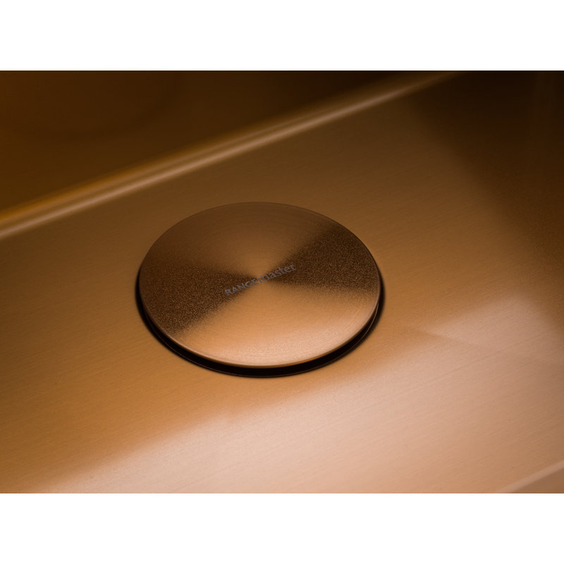 1.5 Bowl Undermount/Inset Kitchen Sink, Copper