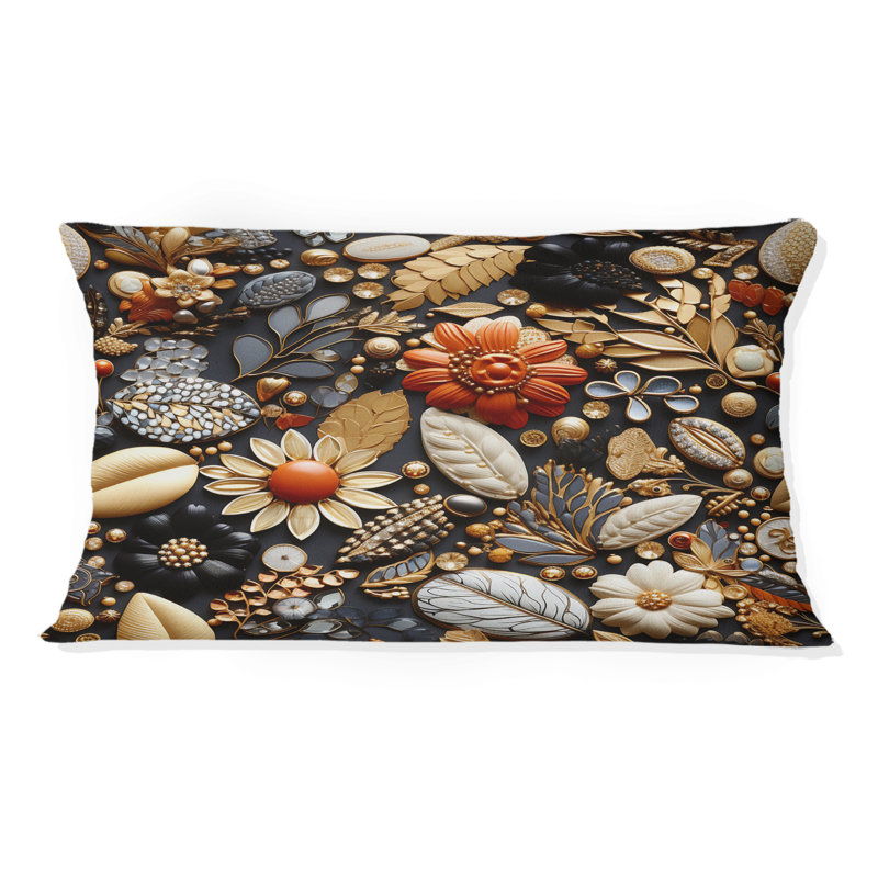 Floral Throw Pillow