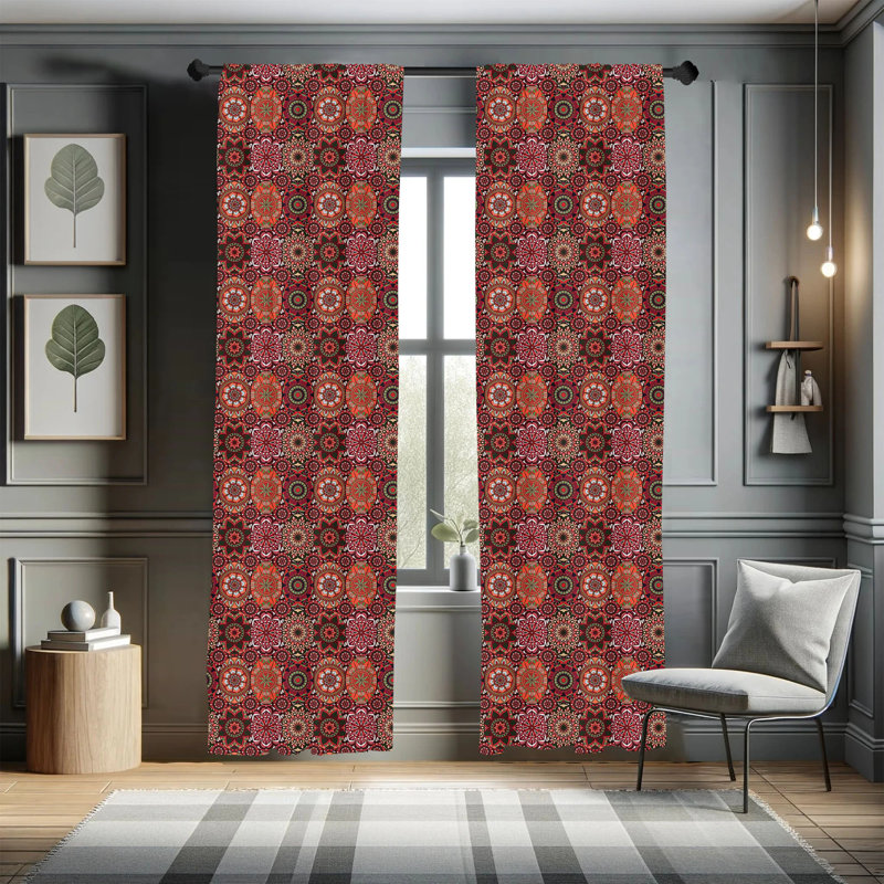 Semi-Sheer Rod Pocket Sliding Panel, 28" x 63"
