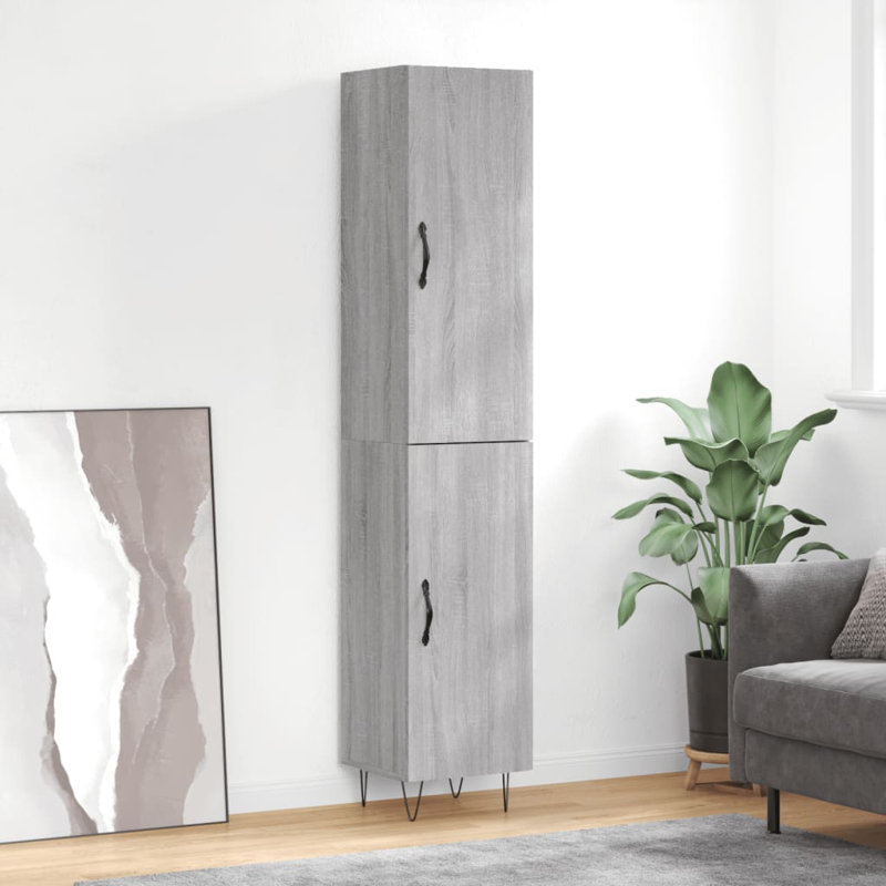 34.5cm Sideboard, Grey sonoma