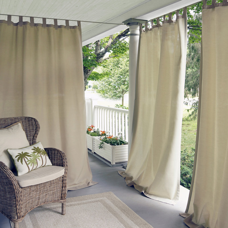 Rideau simple obscurcissant Jarret, Taupe, l 52 po x L 108 po