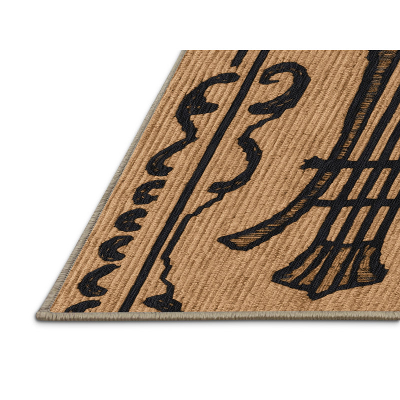  Tapis lavable Lyre Music, Rond 3 pi