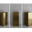 Lavabo sur pied en laiton/noir, 40 cm (L) x 85 cm (H)-121425581-121425584