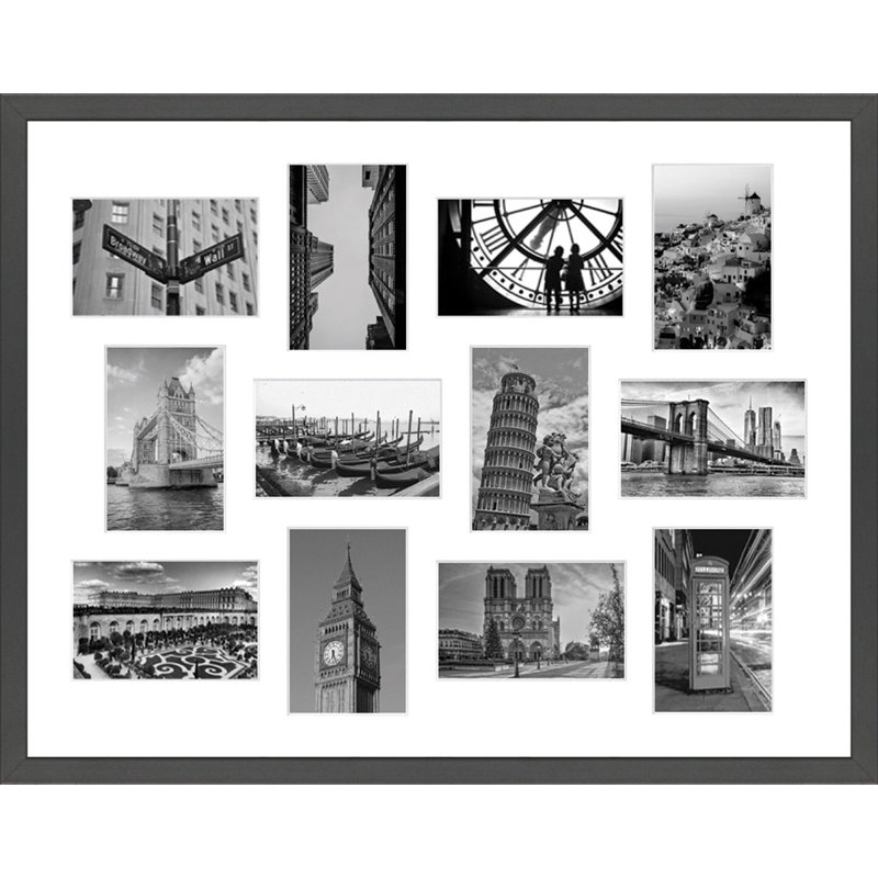Kumani Collage Picture Frame, Dark Grey