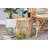 Naoma 17.3'' Rattan Tall Frame End Table