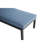 Blue Adjustable Aluminium Cast Lounge Chair With Rolling Wheels And Cross Weave Design, Package Size 41.73X24.41X12.99 In, Weight 40.79 Lb In Weave, Measures
