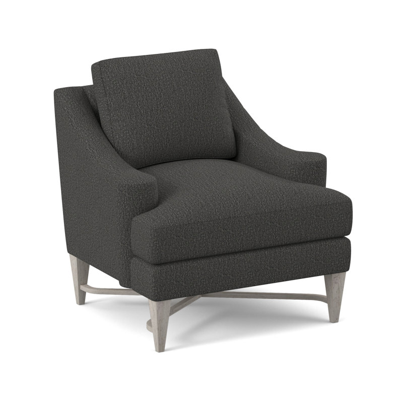 Foxtrot Upholstered Armchair, Margaret Uniform, Bisque