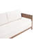 Garden Corner Sofa with Table 5 Seater SAMPIERI Left Hand Metal-1840703319