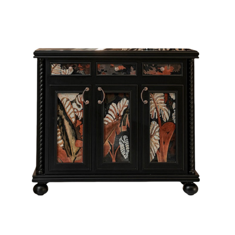 Light Luxury Vintage Porch Cabinet Accent Cabinet