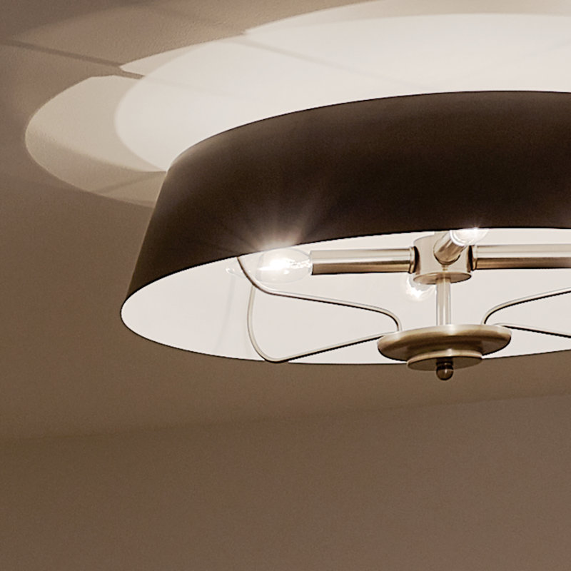 Luminaire suspendu convertible, Noir, Noir