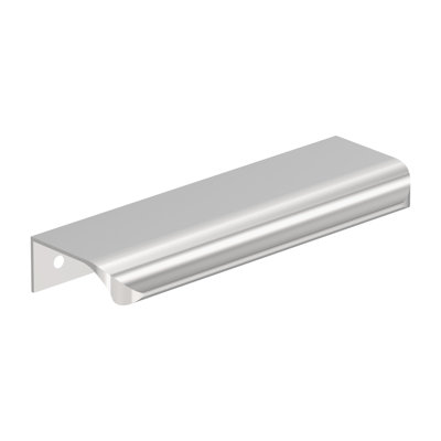 Poignée de meuble en chrome poli 5 po (127 mm) Streamline Tab - paquet de 10