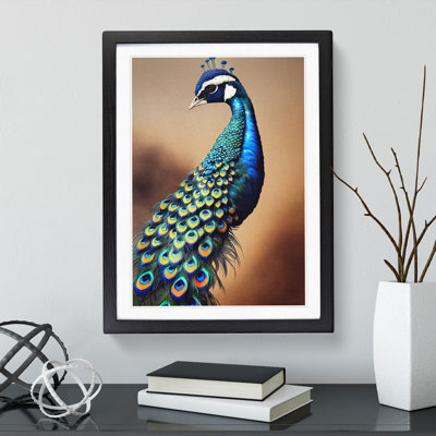 View Of A Peacock No.1 - Single Picture Frame Print
