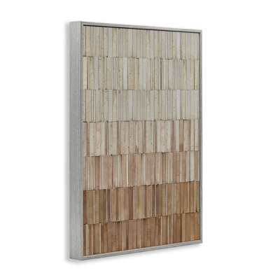 Terracotta Wall Pattern Framed Giclee, design by Flora Kouta