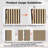 4PC x 106" x 12.6" 3D Acoustic/Sound proof Wood Slat Wall Panels (Set of 4/37.1 sq. ft.)-106948954