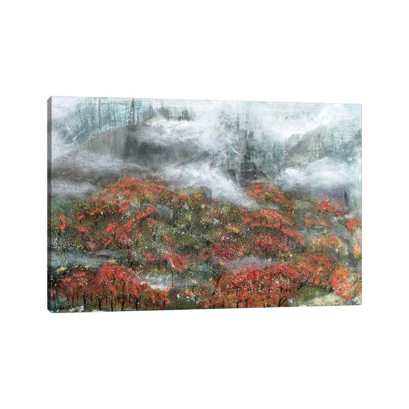 «Misty Ridge», reproduction d'art sur toile tendue, H 40 po x l 60 po